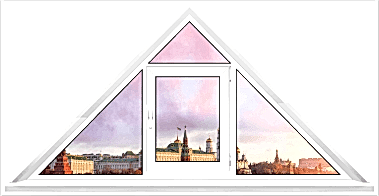 Равнобедренное окно