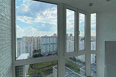 Панорамный балкон (эркерный) 3,5 метра